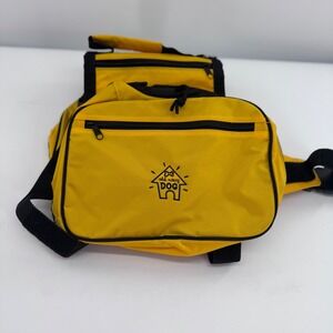 Old Navy Dog Yellow Nylon Pet Backpack Carrier Dog Saddlebag Hiking‎ Travel